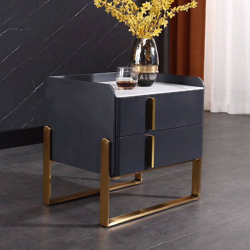 Elegant & Adaptable Scandinavian Nightstand - Stylish Versatility Bedside Table 2-Drawer For Bedroom & Living Room