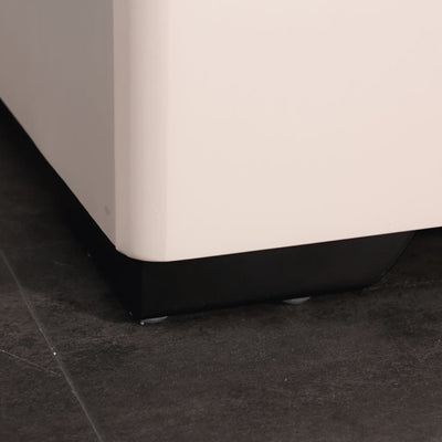 Personalized & Flexible Luxury Bedside Table - Detachable Legs & Symmetrical Block Design Nightstand 2-Drawer For Bedroom