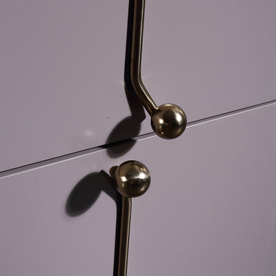 Eco-Friendly Scandinavian Bedside Table - Pure Minimalist Lines & Baking Paint Craft Nightstand 2-Drawer For Bedroom