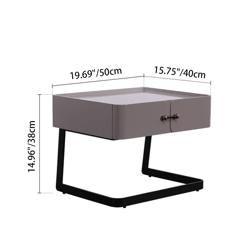 Chic Floating-Design Bedside Table - Balancing Function & Decoration Perfectly Nightstand 1-Drawer For Bedroom