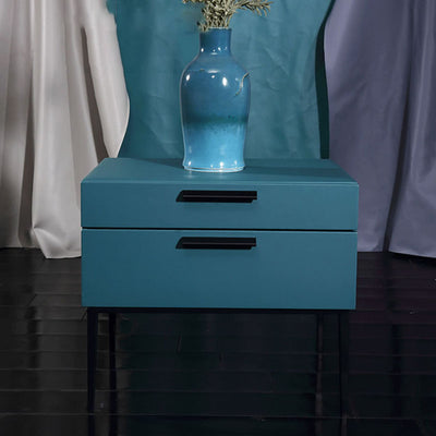 Eco-Friendly Scandinavian Nightstand - Function-Aesthetics Fusion Bedside Table 2-Drawer For Bedroom