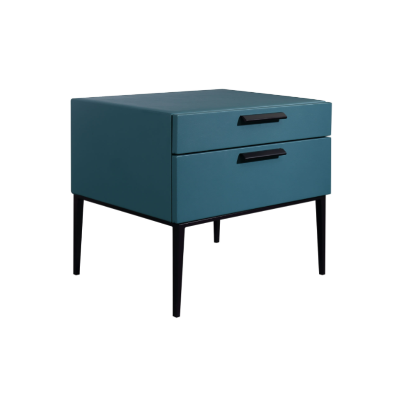 Eco-Friendly Scandinavian Nightstand - Function-Aesthetics Fusion Bedside Table 2-Drawer For Bedroom