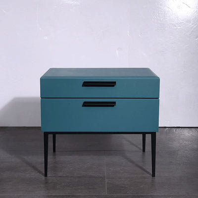 Eco-Friendly Scandinavian Nightstand - Function-Aesthetics Fusion Bedside Table 2-Drawer For Bedroom