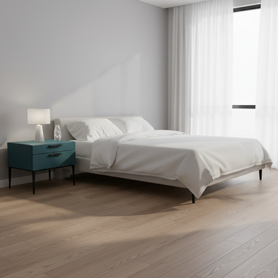 Eco-Friendly Scandinavian Nightstand - Function-Aesthetics Fusion Bedside Table 2-Drawer For Bedroom