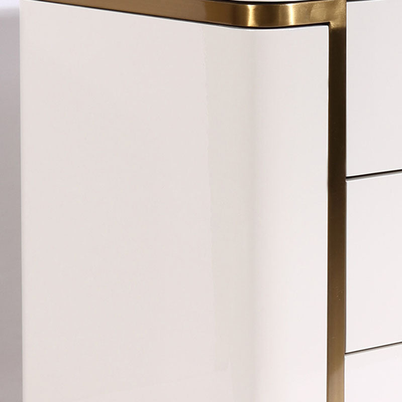 Stylish Minimalist Bedside Table - E1 Eco-Friendly Material Nightstand 3-Drawer For Bedroom & Living Room