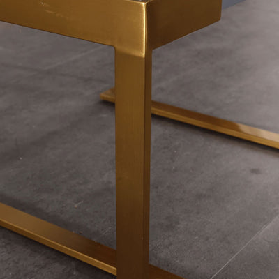 E1 Eco-Safe Industrial Bedside Table - Scratch-Resistant Baking Paint Nightstand 1-Drawer Nightstand For Bedroom & Living Room