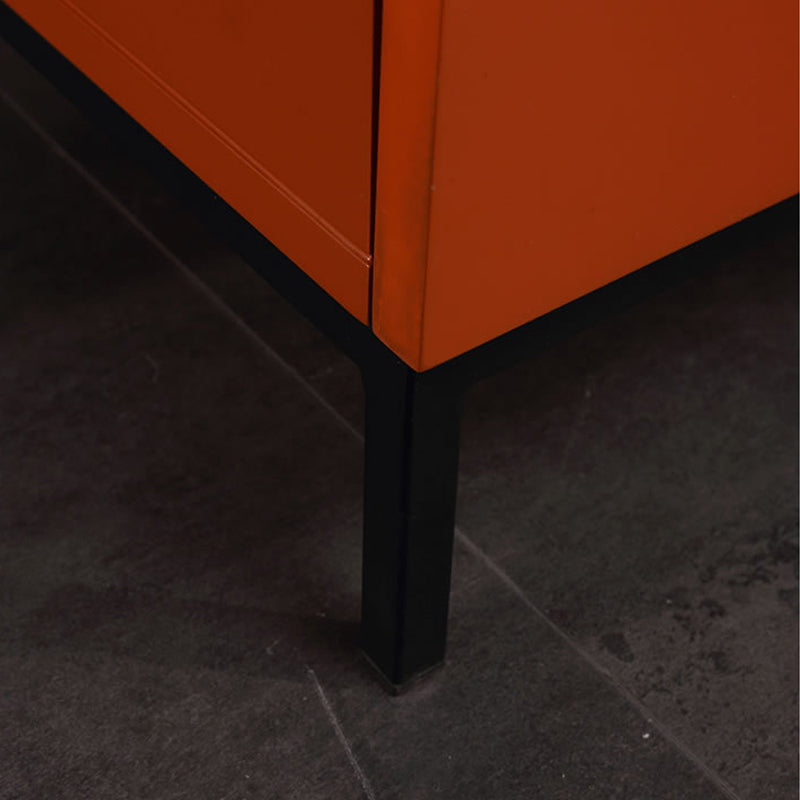 Fresh Vibe Scandinavian Nightstand - Smooth Baked Paint & Concealed Storage Bedside Table 1-Drawer Nightstand For Bedroom