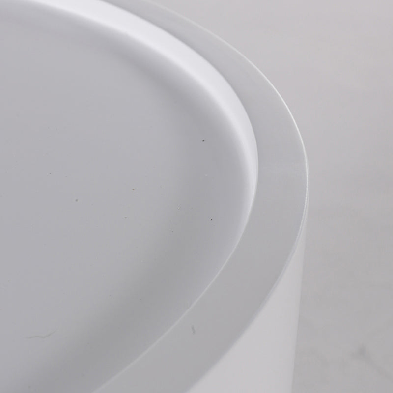 Nordic Abgerundeter Nachttisch - Robuste Bauweise &amp; Minimalistische Weiche Textur Nachttisch 2-Schubladen Für Schlafzimmer 