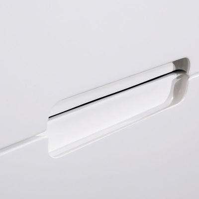 Modern Minimalist Carbon Steel Frame Nightstand - Lacquered Veneered Plywood 2-Drawers Bedside Table For Bedroom