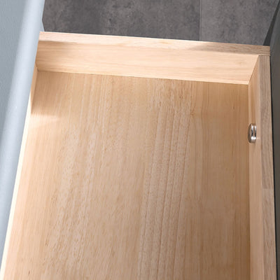 Contemporary Scandinavian Faux Leather Bedside Table - Curved Square 1-Drawer For Bedroom