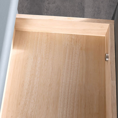 Contemporary Scandinavian Faux Leather Bedside Table - Curved Square 1-Drawer For Bedroom