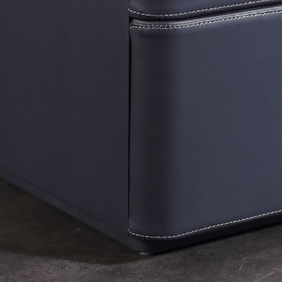 Traditional French Classic 2 Drawers Nightstand - Rounded Corners Bedside Table For Bedroom