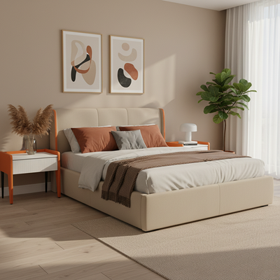 Traditional French Vertical Groove 1 Drawer Nightstand - Ribbed Square Bedside Table For Bedroom