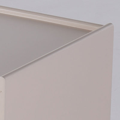 Contemporary Creative Semi-Circular Bedside Cabinet - Artistic 2 Drawers Nightstand For Bedroom