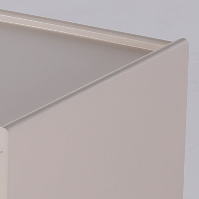 Contemporary Creative Semi-Circular Bedside Cabinet - Artistic 2 Drawers Nightstand For Bedroom