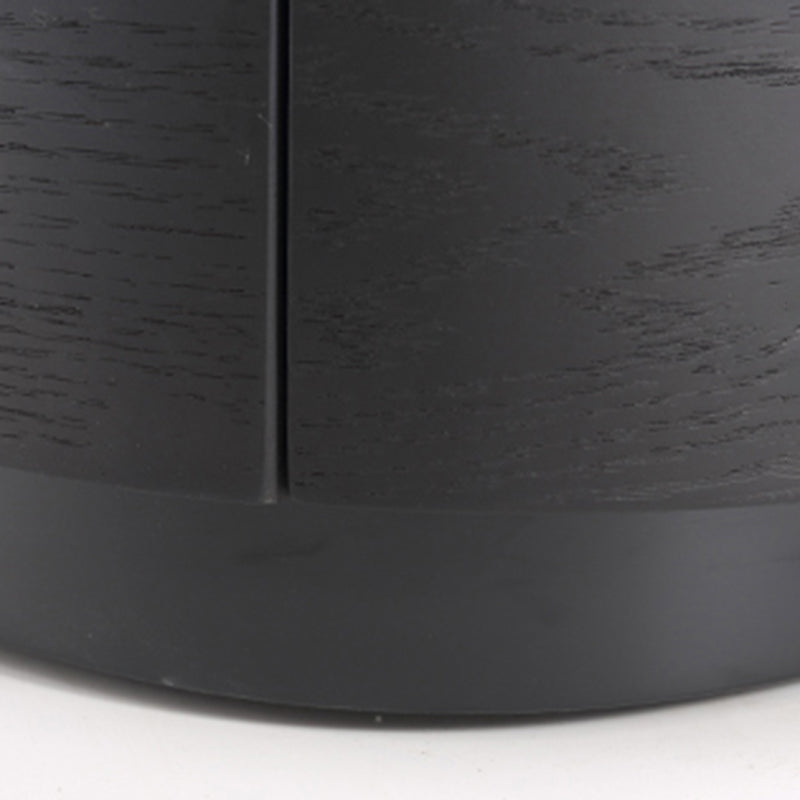 Traditional Vintage Oval Soft-Curve Bedside Table - Sintered Stone 2 Drawers Nightstand For Bedroom