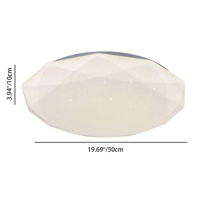 Moderne Einfachheit Voller Himmel Stern Diamantform LED Deckenleuchte für das Wohnzimmer 