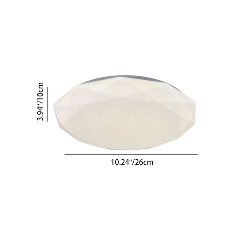 Moderne Einfachheit Voller Himmel Stern Diamantform LED Deckenleuchte für das Wohnzimmer 