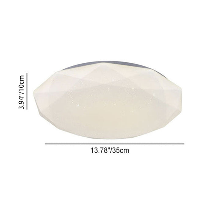 Moderne Einfachheit Voller Himmel Stern Diamantform LED Deckenleuchte für das Wohnzimmer 