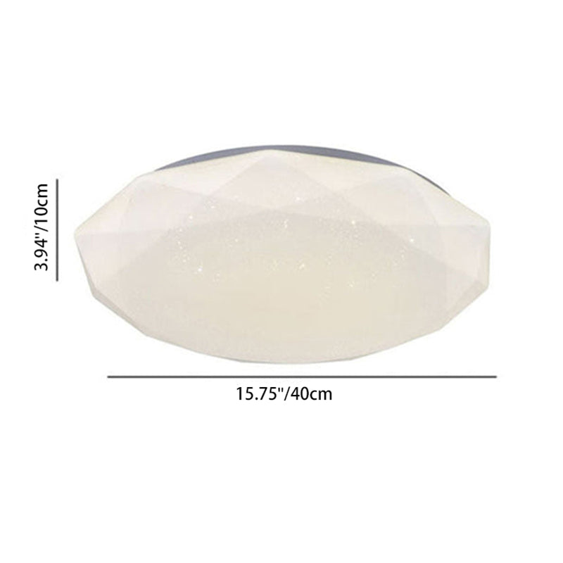 Moderne Einfachheit Voller Himmel Stern Diamantform LED Deckenleuchte für das Wohnzimmer 