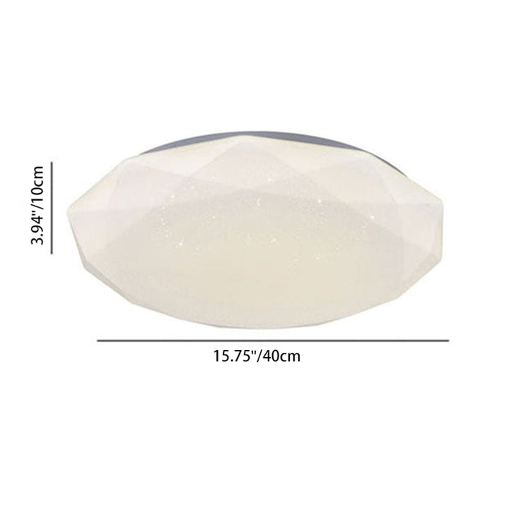 Moderne Einfachheit Voller Himmel Stern Diamantform LED Deckenleuchte für das Wohnzimmer 