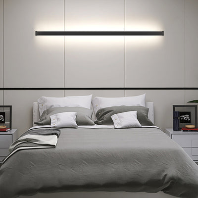 Long Strip Fixture LED Wall Light - Minimalist Linear Lighting For Bedroom Or Living Room