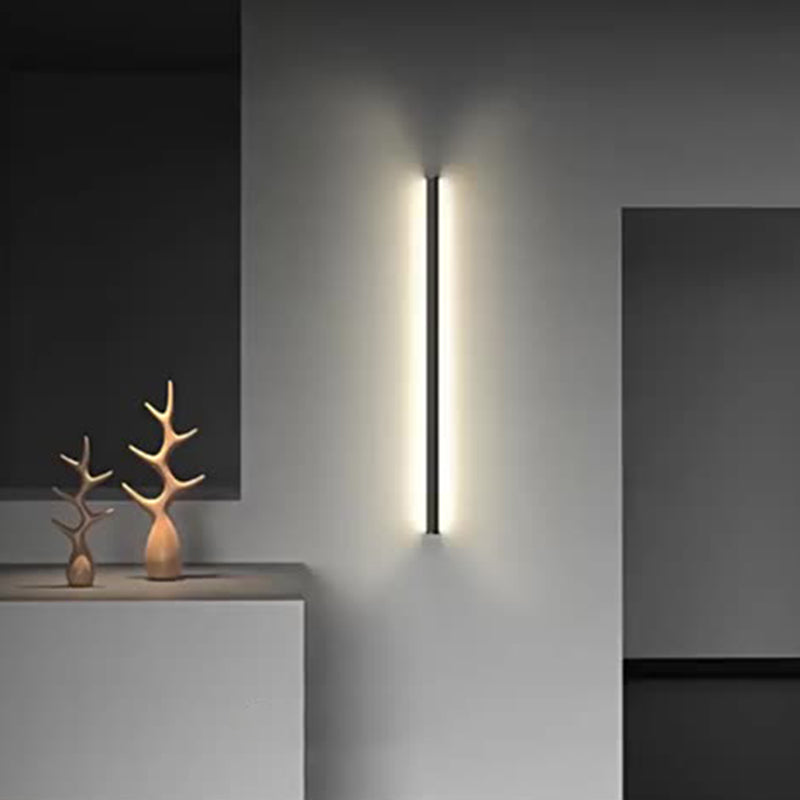 Long Strip Fixture LED Wall Light - Minimalist Linear Lighting For Bedroom Or Living Room