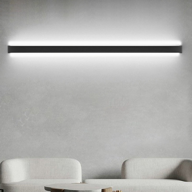 Long Strip Fixture LED Wall Light - Minimalist Linear Lighting For Bedroom Or Living Room