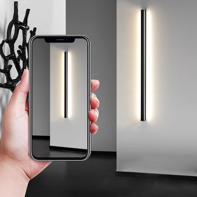 Long Strip Fixture LED Wall Light - Minimalist Linear Lighting For Bedroom Or Living Room