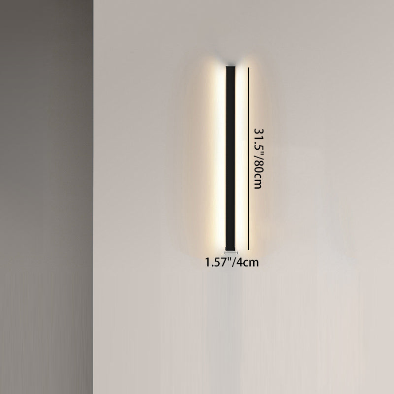Long Strip Fixture LED Wall Light - Minimalist Linear Lighting For Bedroom Or Living Room