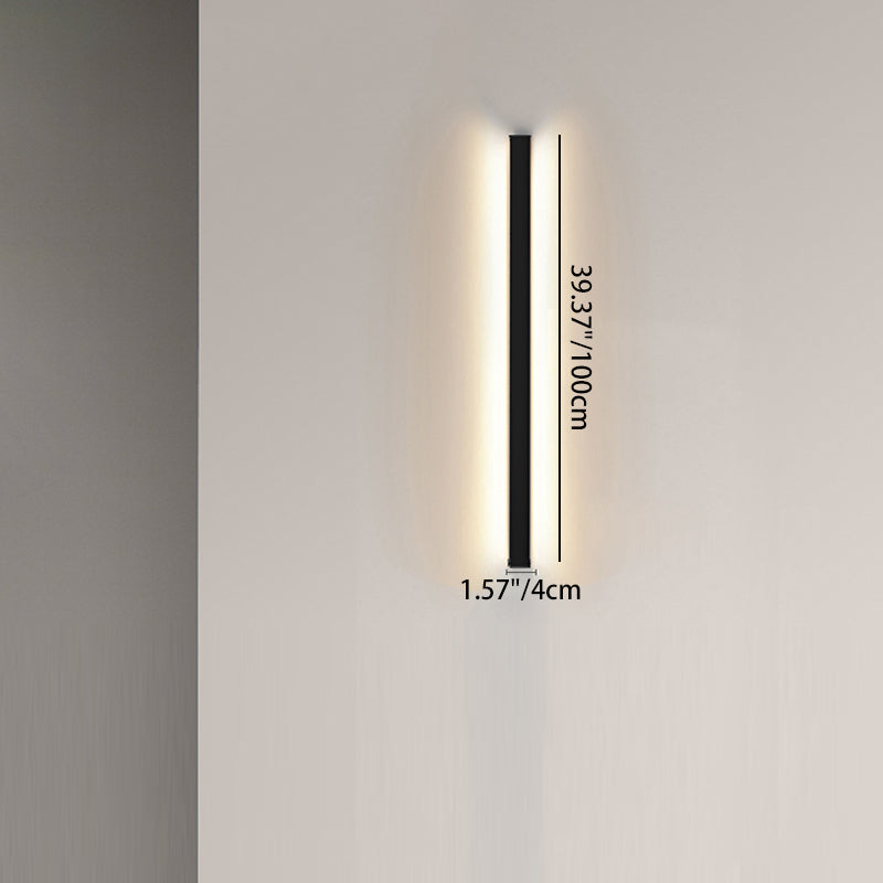 Long Strip Fixture LED Wall Light - Minimalist Linear Lighting For Bedroom Or Living Room