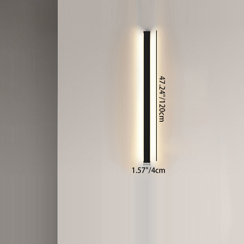 Long Strip Fixture LED Wall Light - Minimalist Linear Lighting For Bedroom Or Living Room