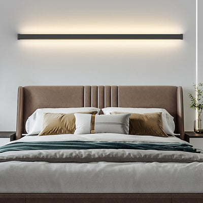 Long Strip Fixture LED Wall Light - Minimalist Linear Lighting For Bedroom Or Living Room
