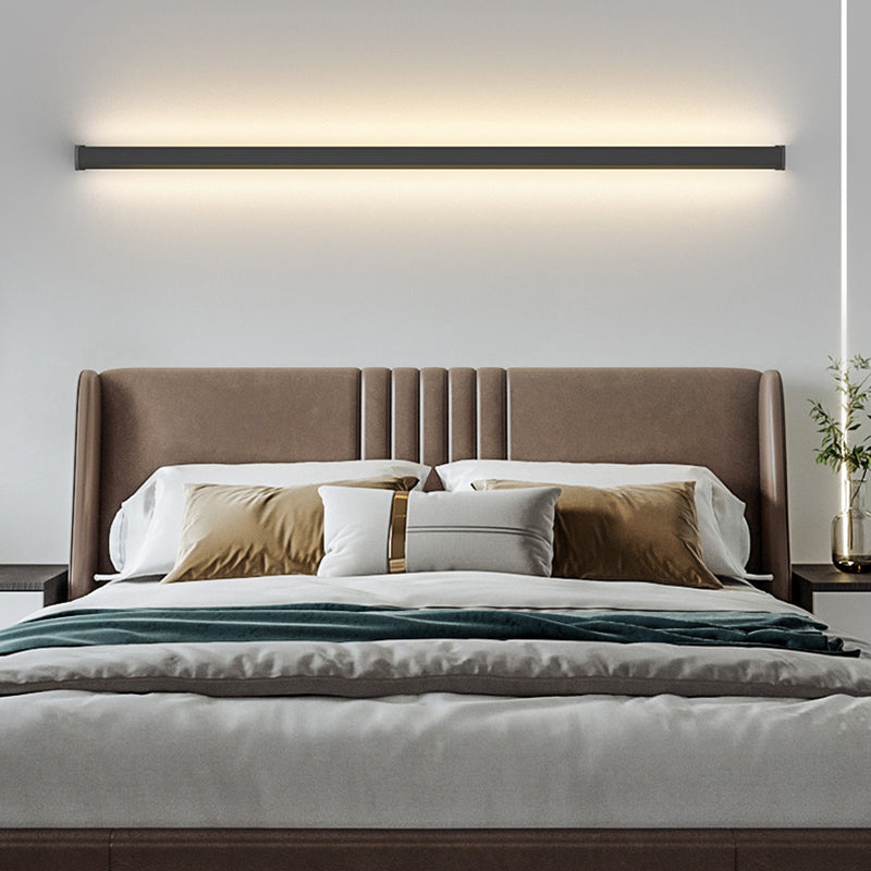 Long Strip Fixture LED Wall Light - Minimalist Linear Lighting For Bedroom Or Living Room