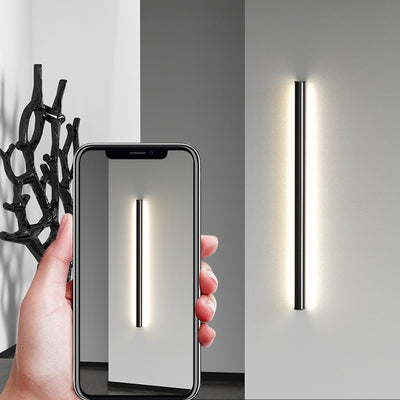 Long Strip Fixture LED Wall Light - Minimalist Linear Lighting For Bedroom Or Living Room
