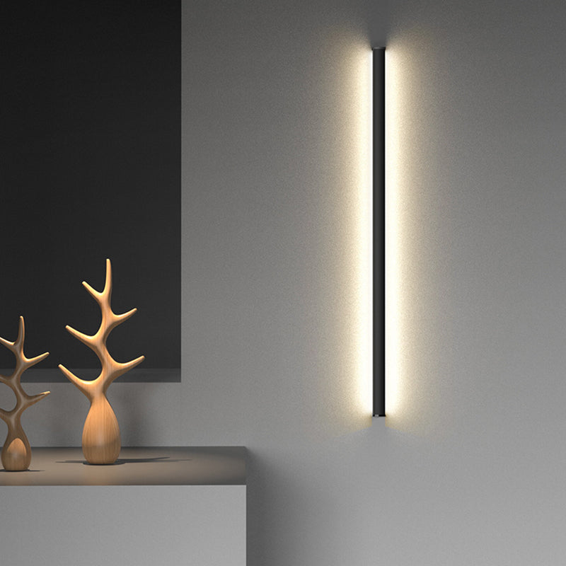 Long Strip Fixture LED Wall Light - Minimalist Linear Lighting For Bedroom Or Living Room