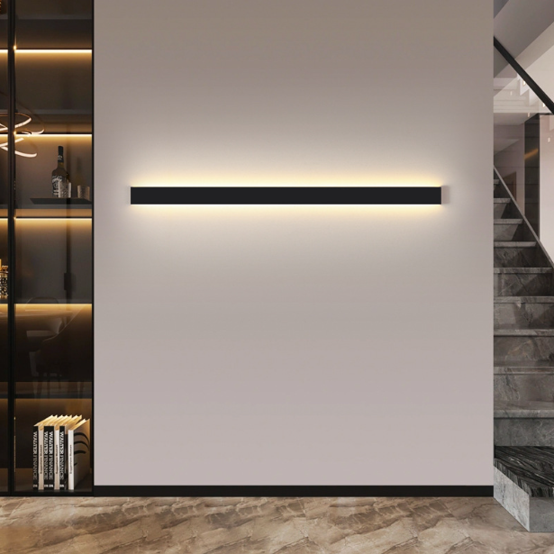 Strip Trapezoidal LED Wall Light - Modern Minimalist Soft Ambient Lighting For Bedroom Or Living Room
