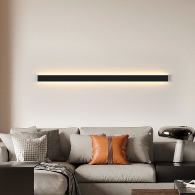 Strip Trapezoidal LED Wall Light - Modern Minimalist Soft Ambient Lighting For Bedroom Or Living Room