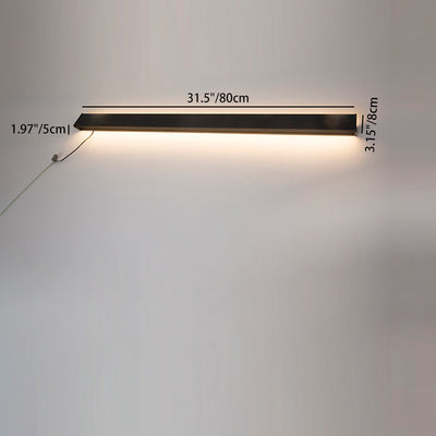 Strip Trapezoidal LED Wall Light - Modern Minimalist Soft Ambient Lighting For Bedroom Or Living Room