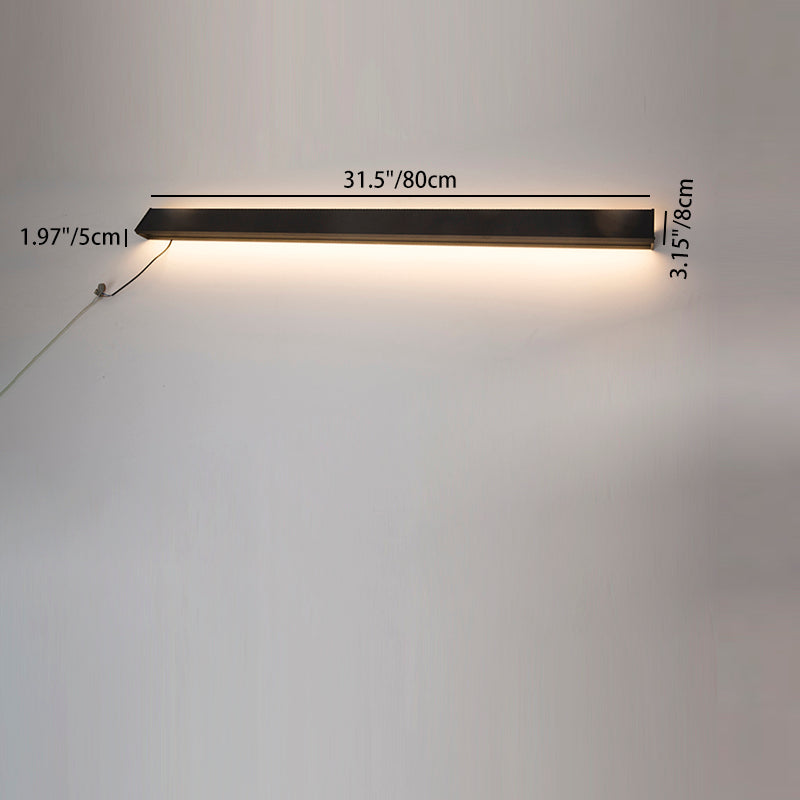 Strip Trapezoidal LED Wall Light - Modern Minimalist Soft Ambient Lighting For Bedroom Or Living Room