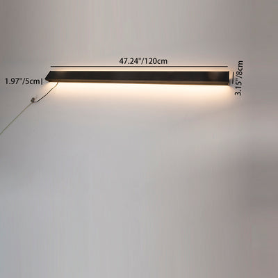 Strip Trapezoidal LED Wall Light - Modern Minimalist Soft Ambient Lighting For Bedroom Or Living Room