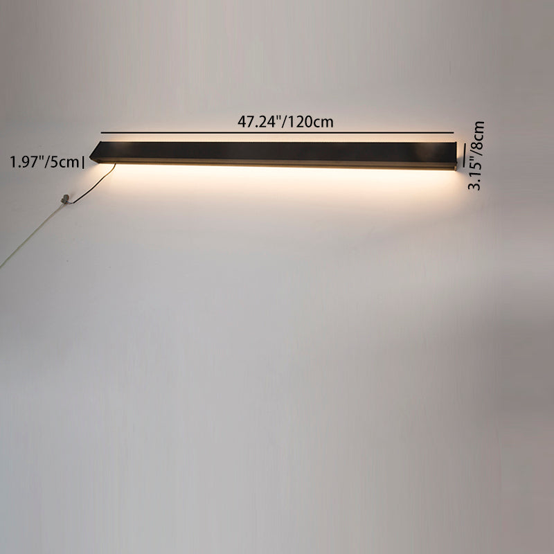 Strip Trapezoidal LED Wall Light - Modern Minimalist Soft Ambient Lighting For Bedroom Or Living Room