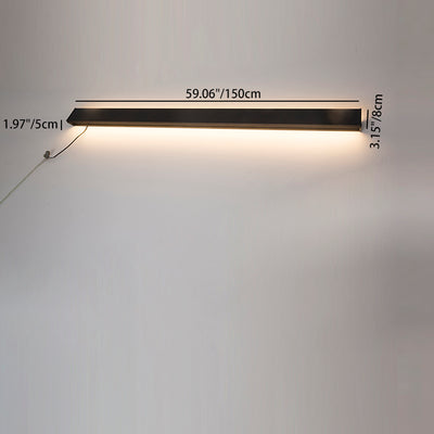 Strip Trapezoidal LED Wall Light - Modern Minimalist Soft Ambient Lighting For Bedroom Or Living Room