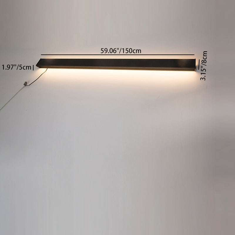 Strip Trapezoidal LED Wall Light - Modern Minimalist Soft Ambient Lighting For Bedroom Or Living Room
