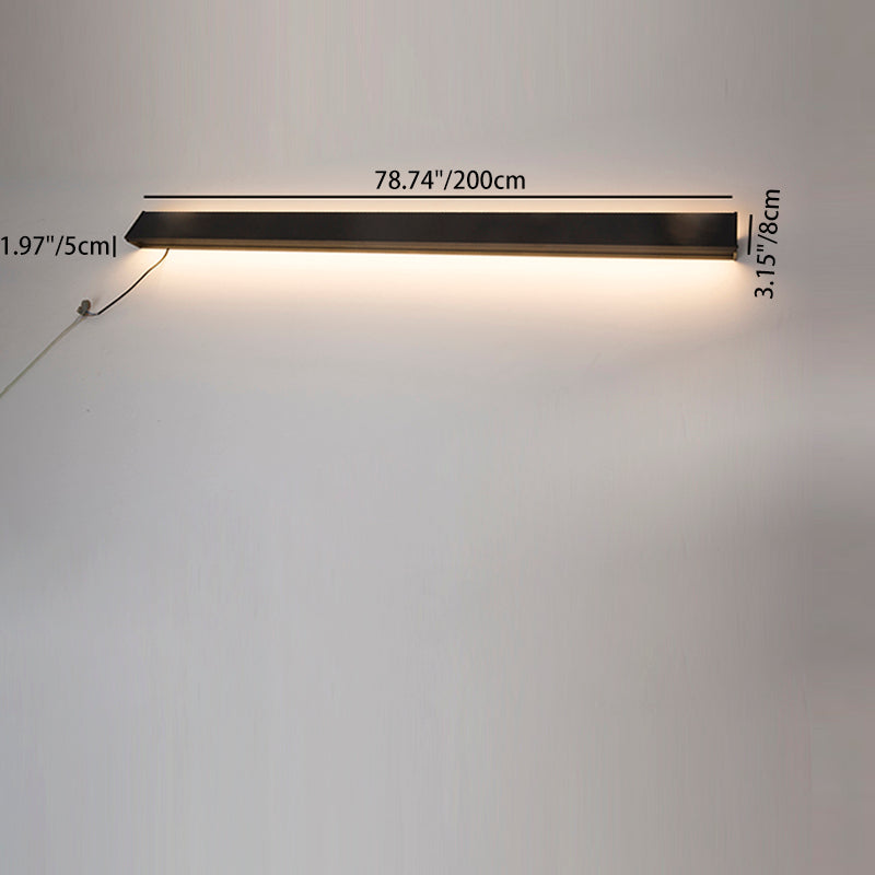 Strip Trapezoidal LED Wall Light - Modern Minimalist Soft Ambient Lighting For Bedroom Or Living Room