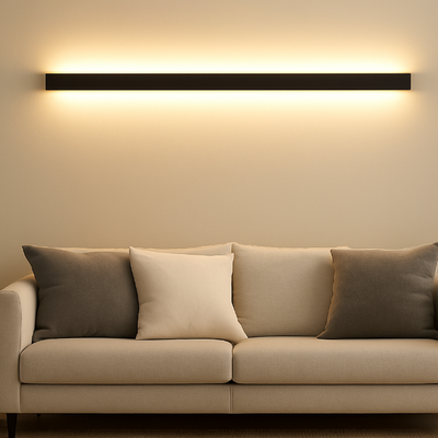 Strip Trapezoidal LED Wall Light - Modern Minimalist Soft Ambient Lighting For Bedroom Or Living Room