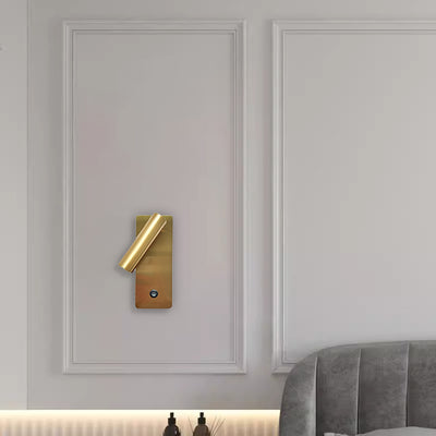 Rotatable Rectangular Durable Aluminum LED Wall Light - Industrial Wall Mounted LED Lamp With Switch For Living Room