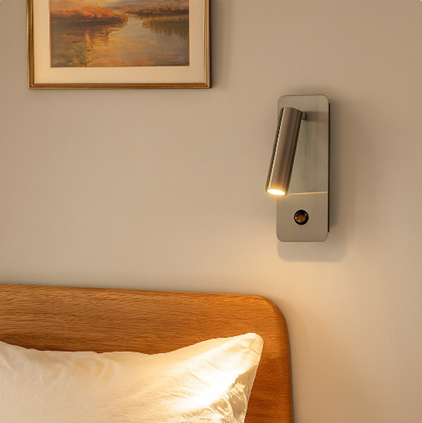 Rotatable Rectangular Durable Aluminum LED Wall Light - Industrial Wall Mounted LED Lamp With Switch For Living Room