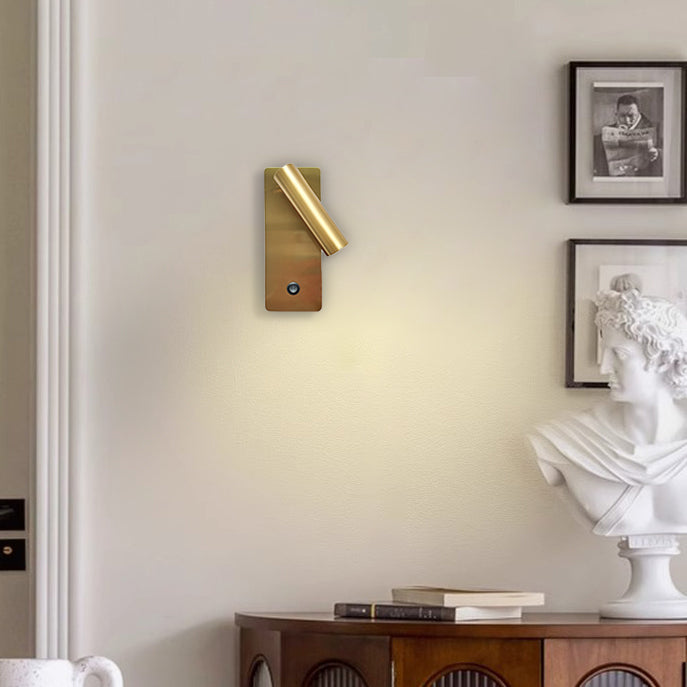 Rotatable Rectangular Durable Aluminum LED Wall Light - Industrial Wall Mounted LED Lamp With Switch For Living Room