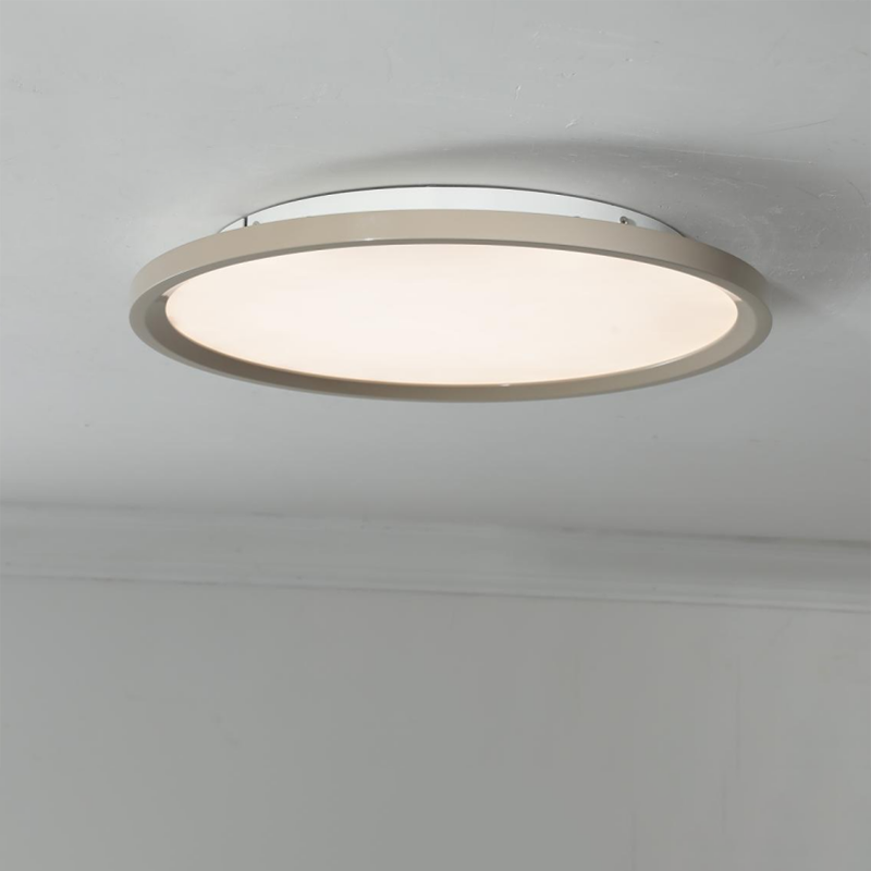 Ultra-Thin Round Aluminum Acrylic LED Flush Mount Ceiling Light - Minimalist Tylish Ambient Lighting For Living Room